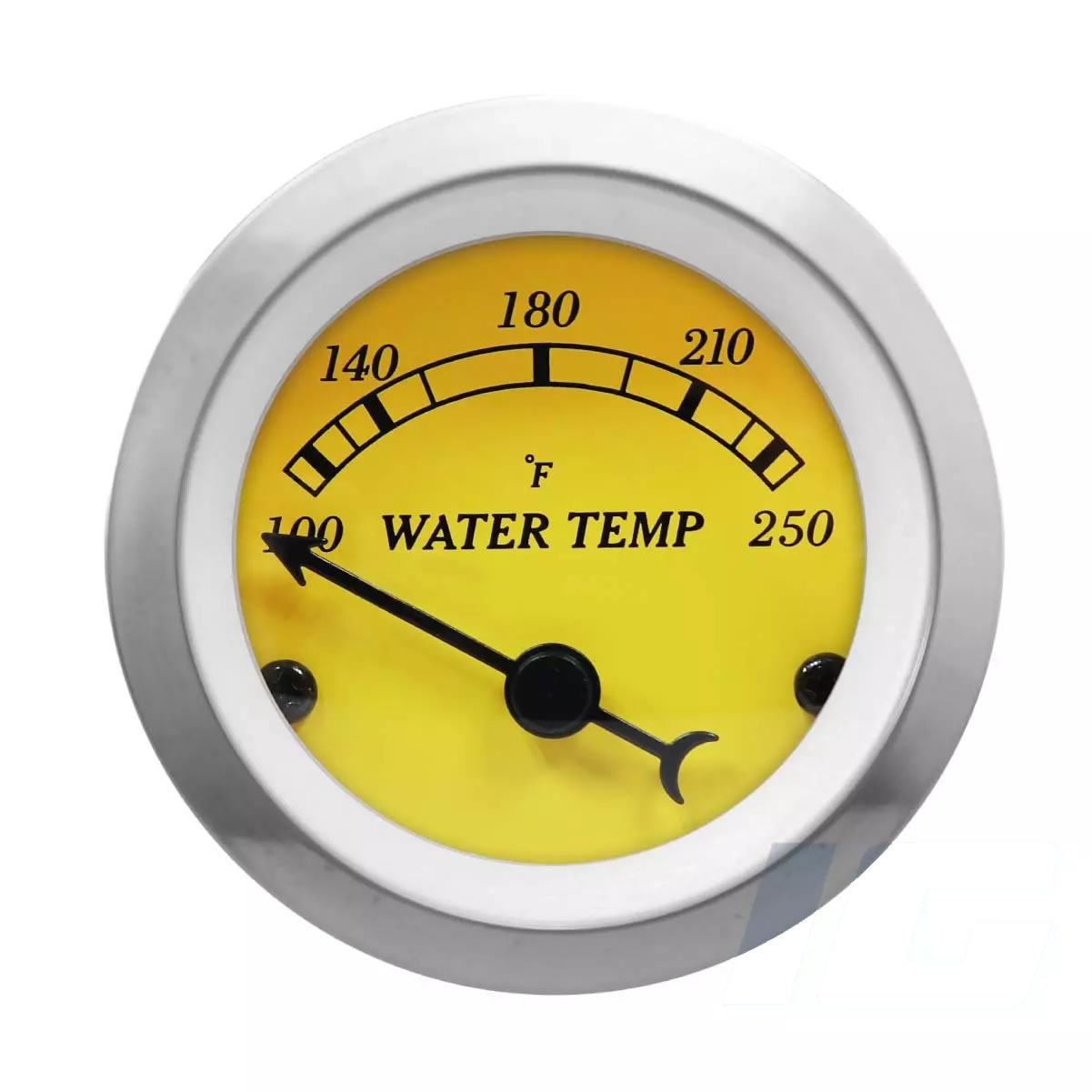Yellow Face Black Needle - Water Temp Gauges